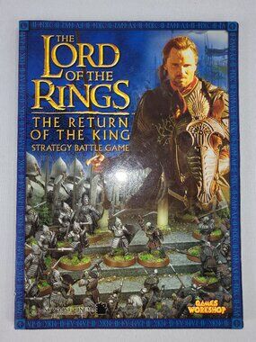 Lord Rings Return King Strategy Battle Handbook RPG Softcover Game Book Manual